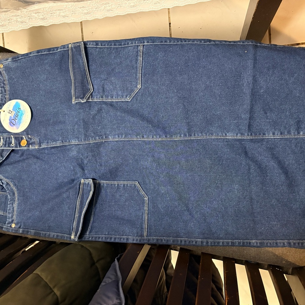 Women’s Blue Denim skirt - Maxi